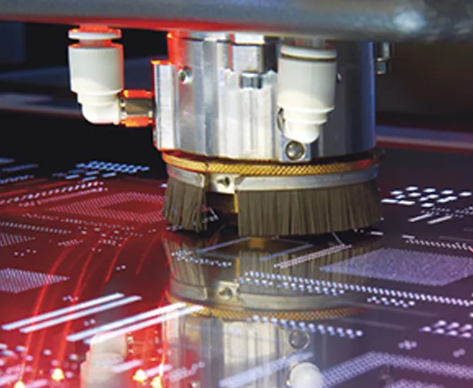 Laser cut PCB stencil