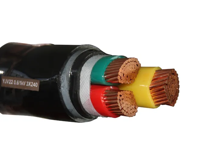 YJV22 0.6/1KV 3x240 35kV or lower XLPE Insulation Power Cable