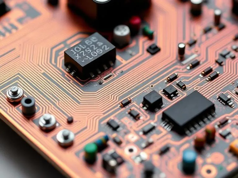 What materials are used to make a printed circuit board?