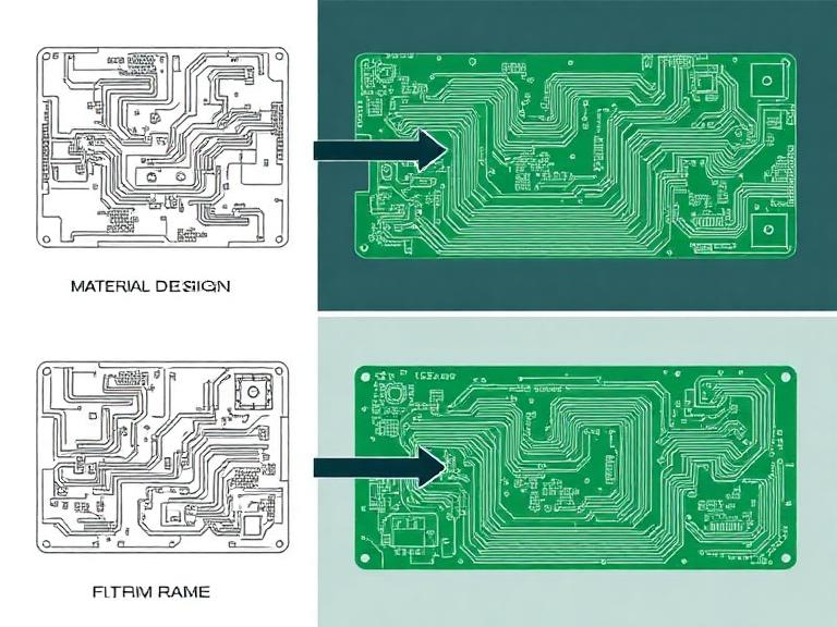 Circuit Design, DFM Review, and Material Shearing to the Flexible PCB Manufacturing Process Circuit Design, DFM Review, and Material Shearing to the Flexible PCB Manufacturing Process