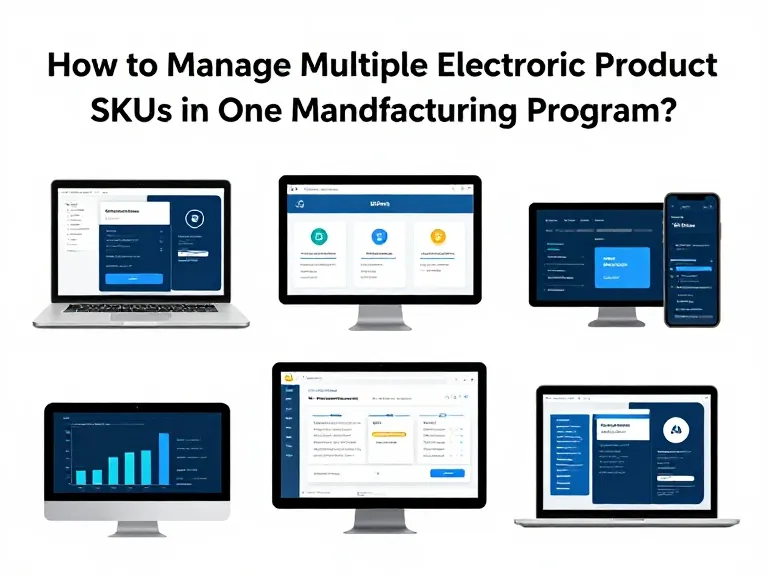 How to Manage Multiple Electronic Product SKUs in One Manufacturing Program?